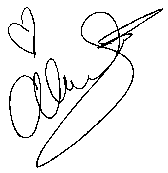 Alicia's signature